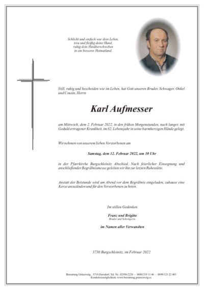 Karl Aufmesser