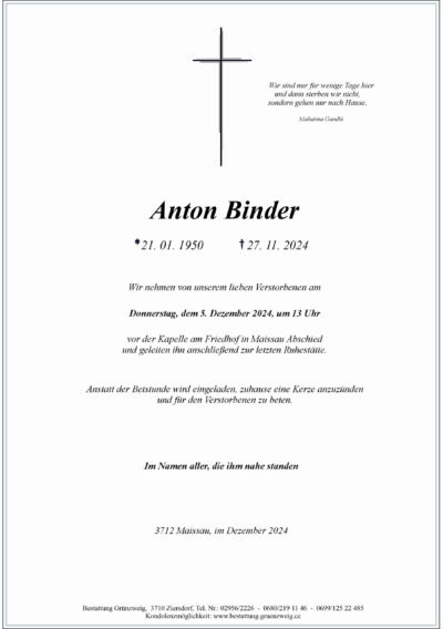 Anton Binder