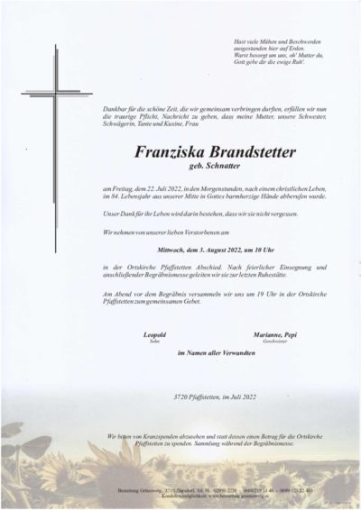 Franziska Brandstetter