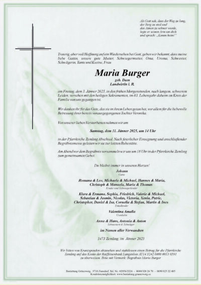 Maria Burger