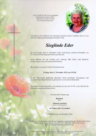 Sieglinde Eder