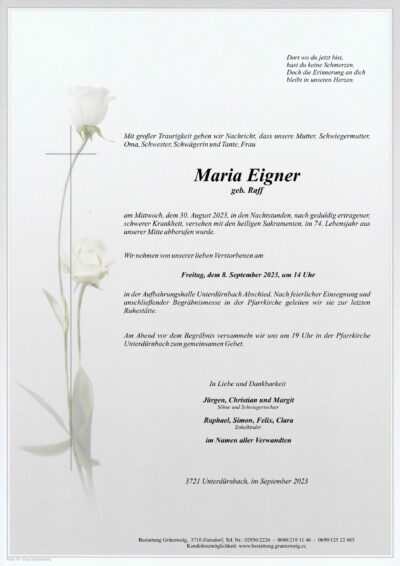 Maria Eigner