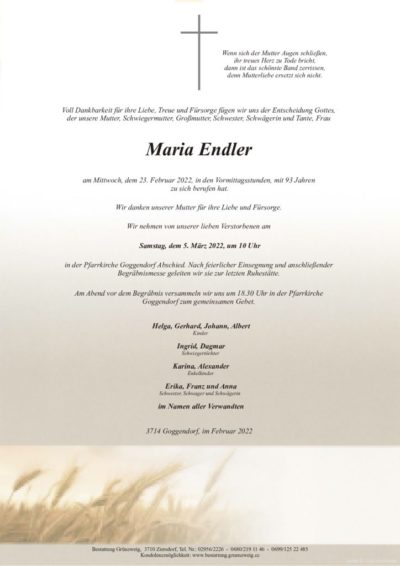 Maria Endler