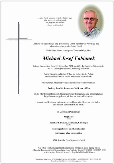 Michael Josef Fabianek