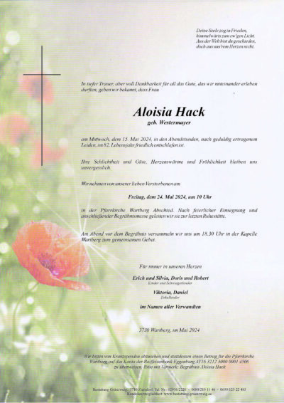 Aloisia Hack