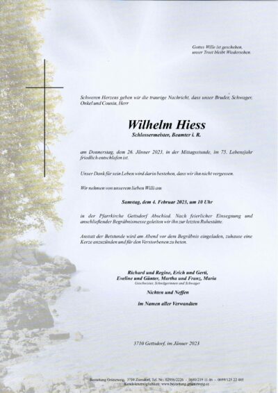 Wilhelm Hiess