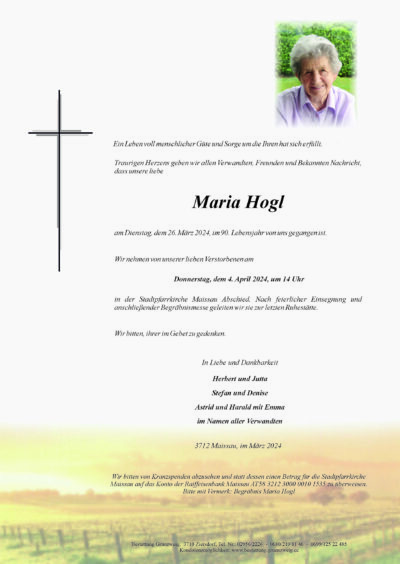 Maria Hogl