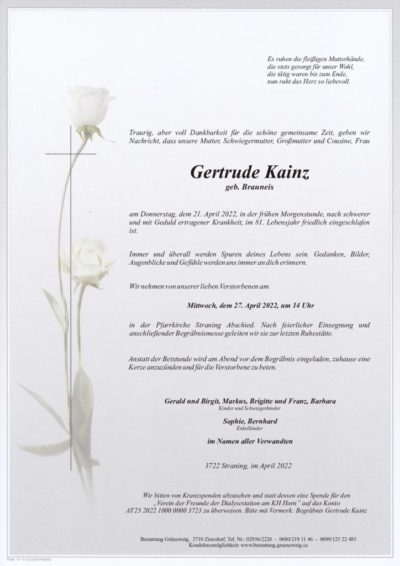 Gertrude Kainz