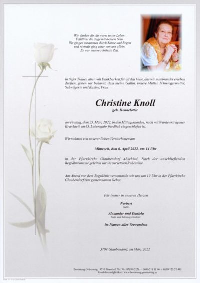 Christine Knoll