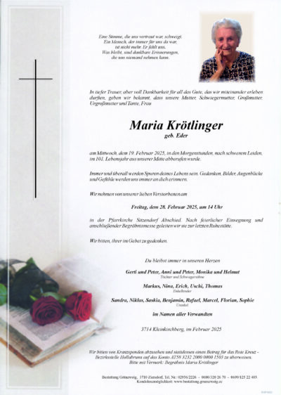 Maria Krötlinger