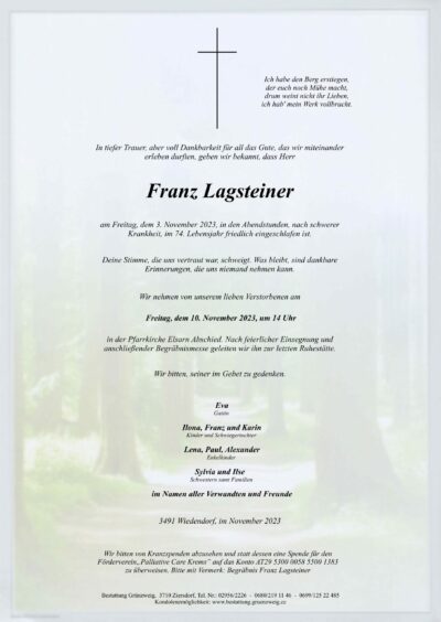 Franz Lagsteiner