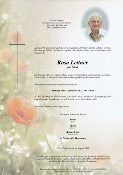 Rosa Lettner