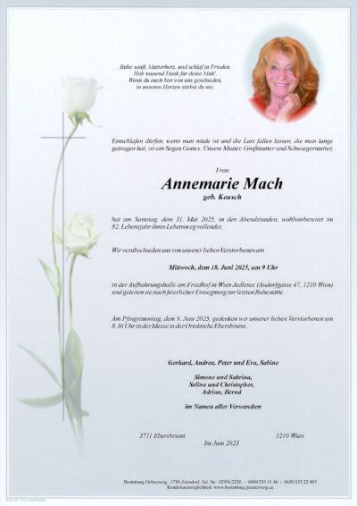 Annemarie Mach