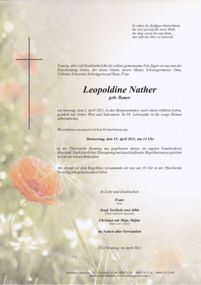 Leopoldine Nather