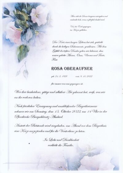 Rosa Oberaufner