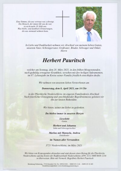 Herbert Pauritsch