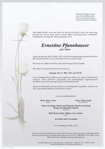 Ernestine Pfannhauser