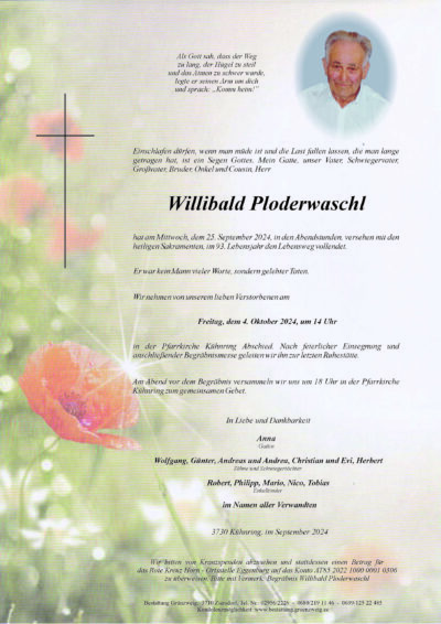 Willibald Ploderwaschl