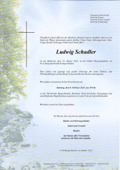 Ludwig Schadler