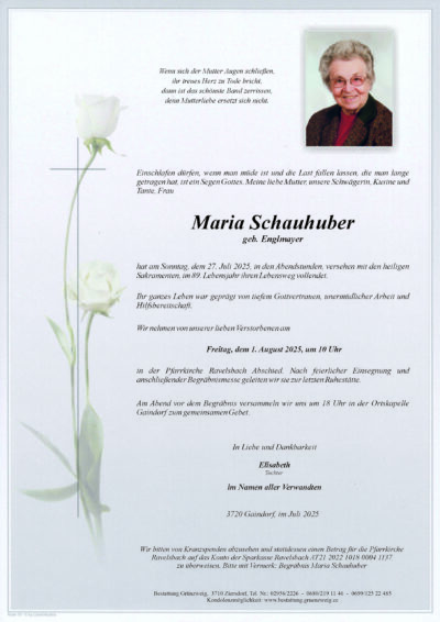 Maria Schauhuber