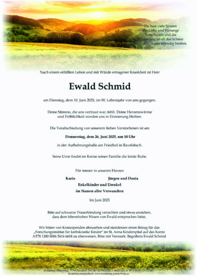 Ewald Schmid