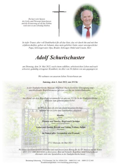 Adolf Schurischuster