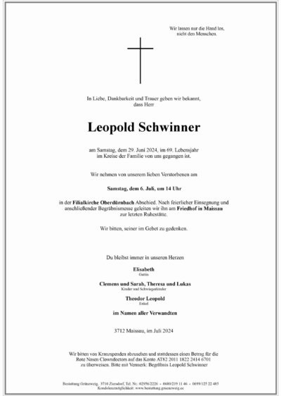 Leopold Schwinner