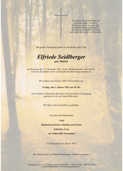 Elfriede Seidlberger