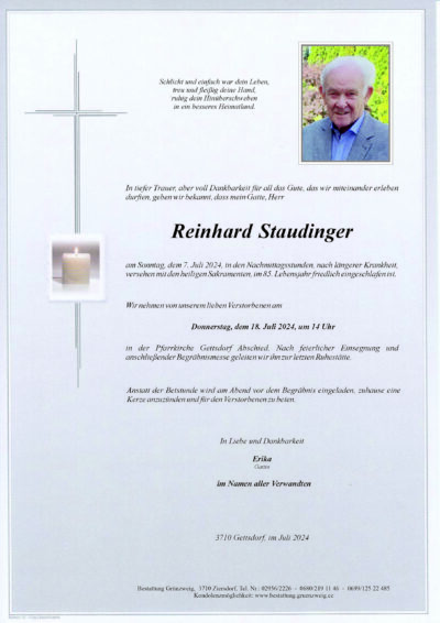 Reinhard Staudinger