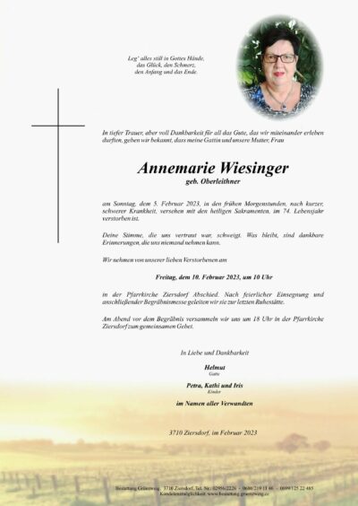Annemarie Wiesinger
