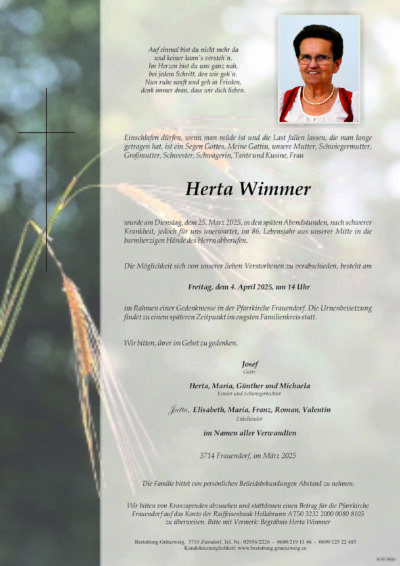 Herta Wimmer