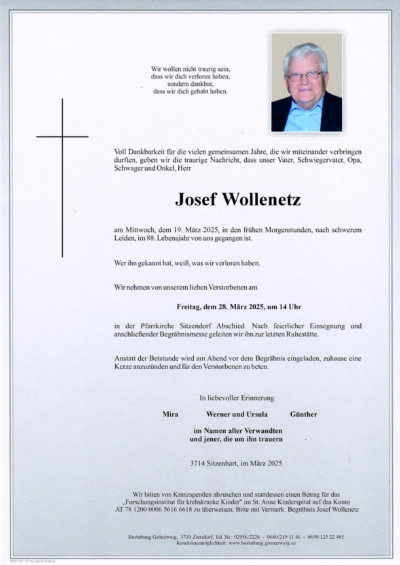 Josef Wollenetz