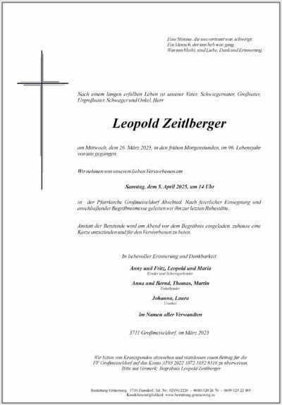 Leopold Zeitlberger